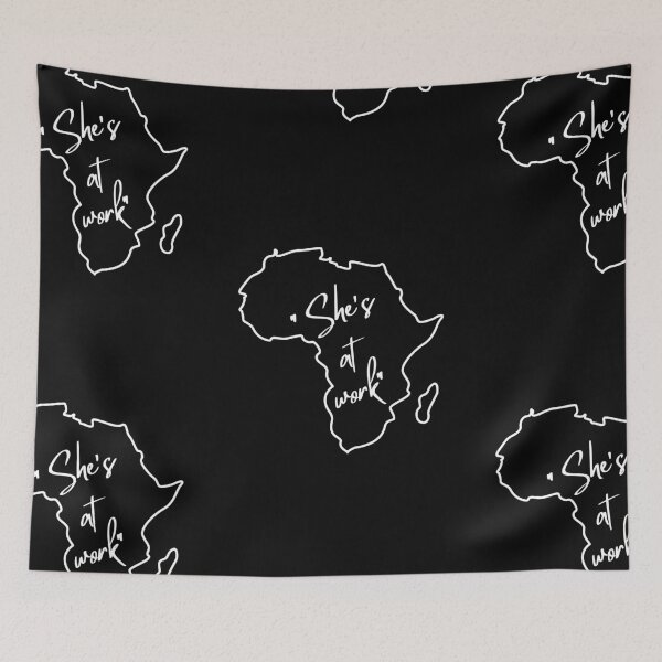 Item preview, Where's Africa? She's At Work | Tiktok designed and sold by itsokaybyme.