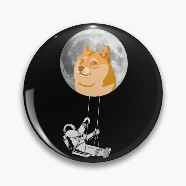 Item preview, Astronaut Swinging Dogecoin Crypto Doge To The Moon Gear designed and sold by DynamicDesign.
