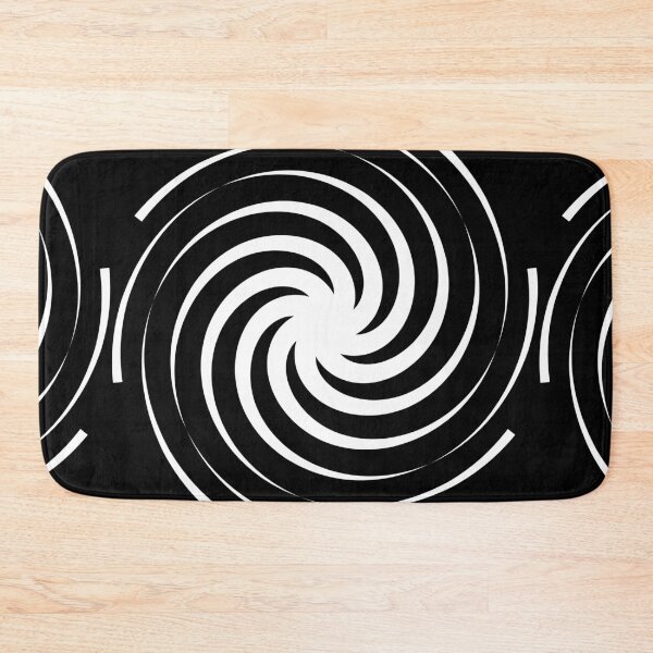 Item preview, Copy of geometric colourful psychedelic ripple pattern black 3 designed and sold by kyds.