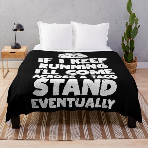 Item preview, If I Keep Running I'll Come Across A Taco Stand Eventually Funny Tacos Lover designed and sold by WYGSTORE.