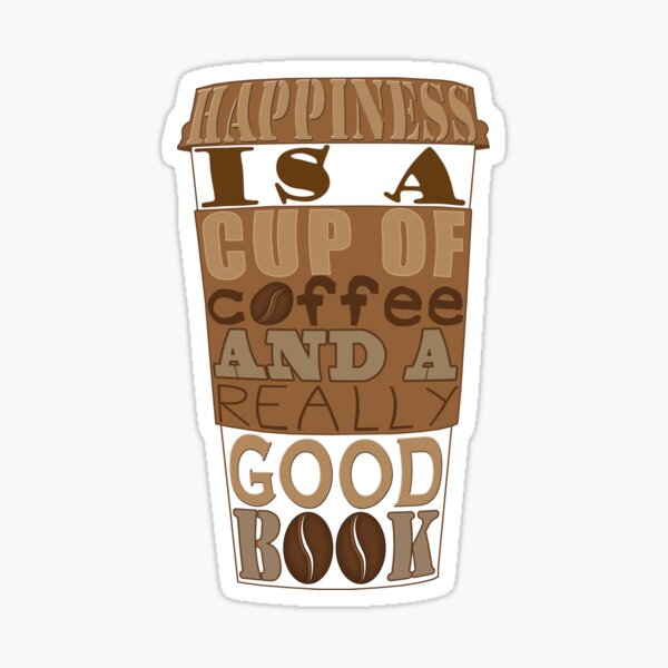 Coffee And Books Sticker