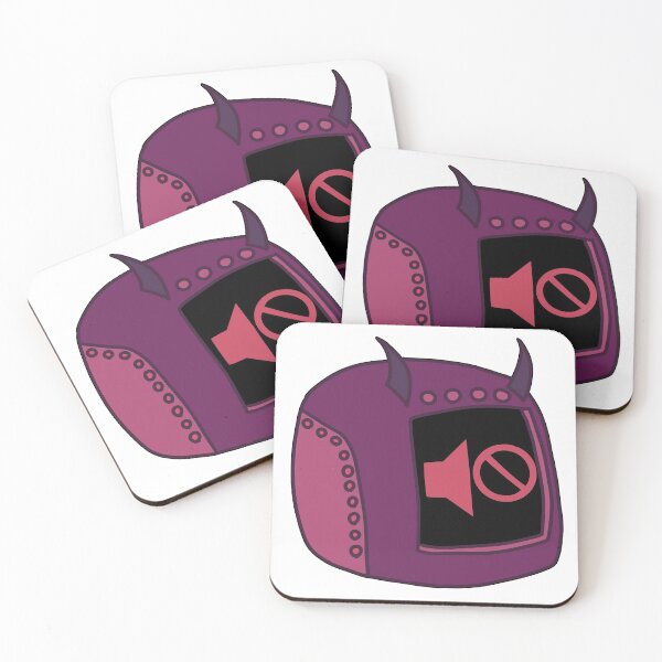 Item preview, Cyberpunk emoji sticker sound off designed and sold by HummingGhost.