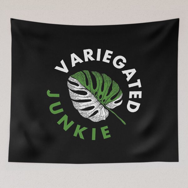 Item preview, Variegated Junkie Funny Houseplant Lover designed and sold by goodspy.