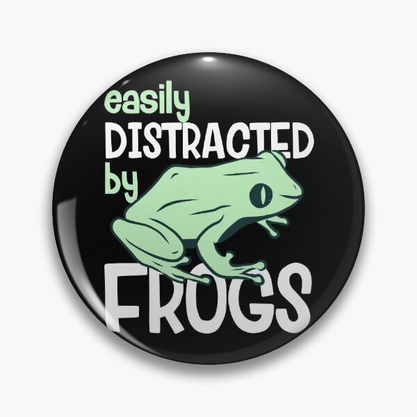 Item preview, Easily Distracted by Frogs Herpetology Toad Tree Frog Lover Gear designed and sold by DynamicDesign.