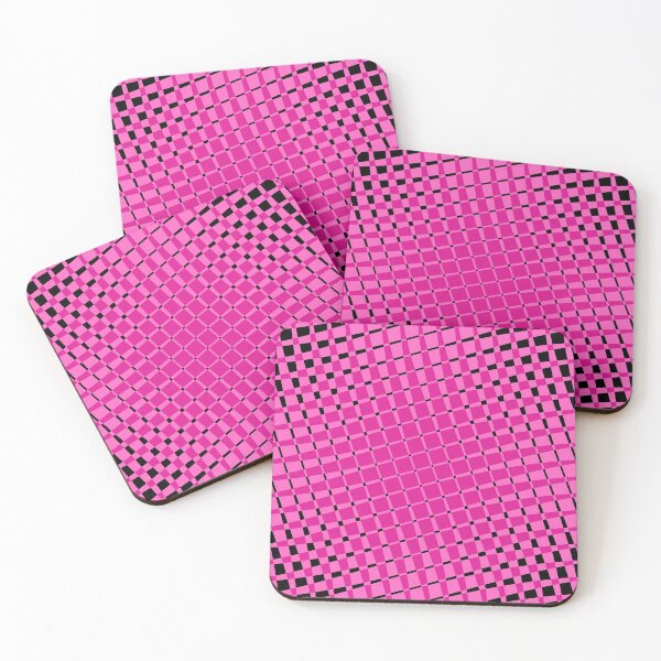 Item preview, Copy of Copy of geometric colourful psychedelic ripple pattern pink 2 designed and sold by kyds.