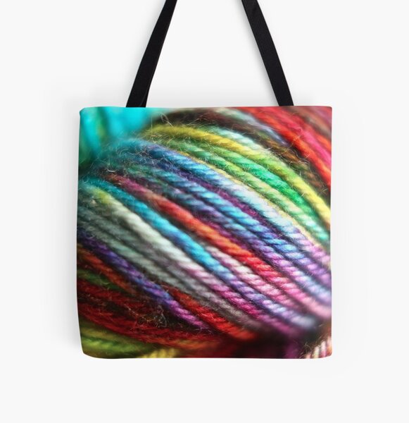 Colorful Yarn Skein for knitters All Over Print Tote Bag