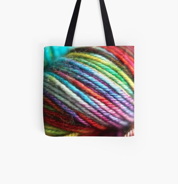 Colorful Yarn Skein for knitters All Over Print Tote Bag