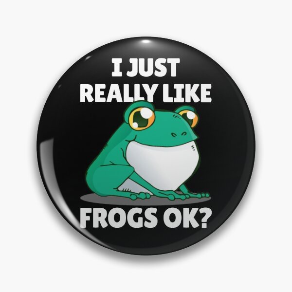 Item preview, I Just Really Like Frogs OK? Herpetology Toad Frog Lover Gear designed and sold by DynamicDesign.
