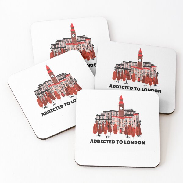 Item preview, Addicted To London Big Ben I Love London London Uk phone booth designed and sold by DavonRosenbaum.