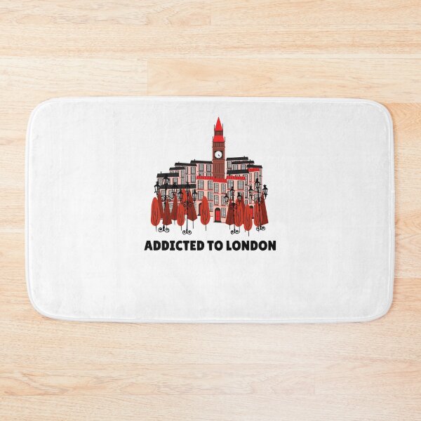 Item preview, Addicted To London Big Ben I Love London London Uk phone booth designed and sold by DavonRosenbaum.