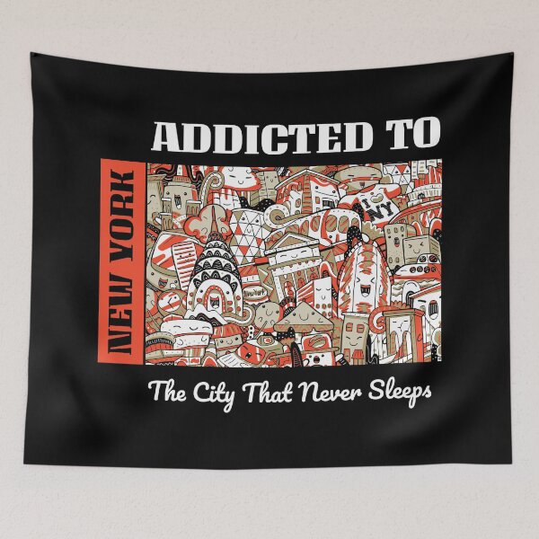 Item preview, Addicted to new york - cute doddle	 designed and sold by youngdstag.