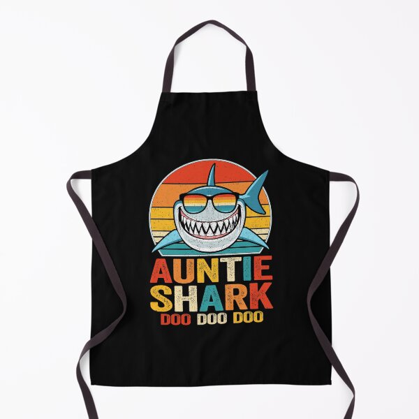 Item preview, Auntie Shark Doo Doo Doo Retro Mom Mother Shark designed and sold by Renergie.
