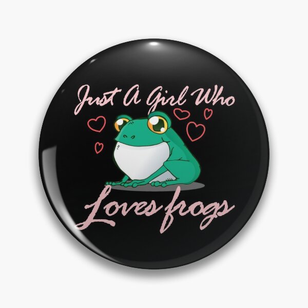 Item preview, Just A Girl Who Loves Frogs Owner Toads Daughter's Pet Frog Gear designed and sold by DynamicDesign.