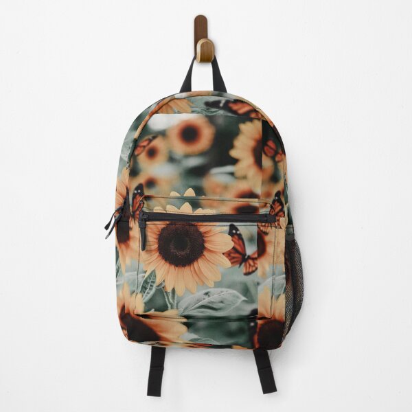 Item preview, Orange Butterflies On The Sunflower Field designed and sold by ForeverNature.