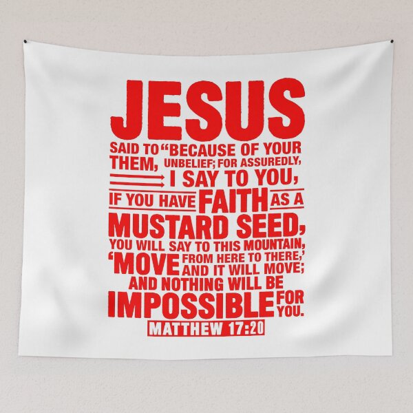 Item preview, Matthew 17:20 designed and sold by plushism.