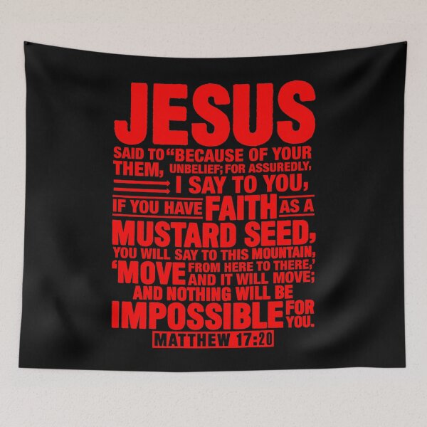 Item preview, Matthew 17:20 designed and sold by plushism.