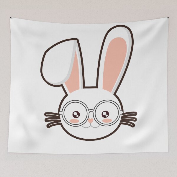 Item preview, Bunny With Glasses designed and sold by Zaibo.