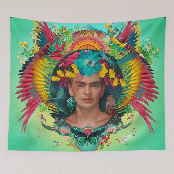 Item preview, Frida Kahlo Tribute Tropical designed and sold by AngiandSilas.