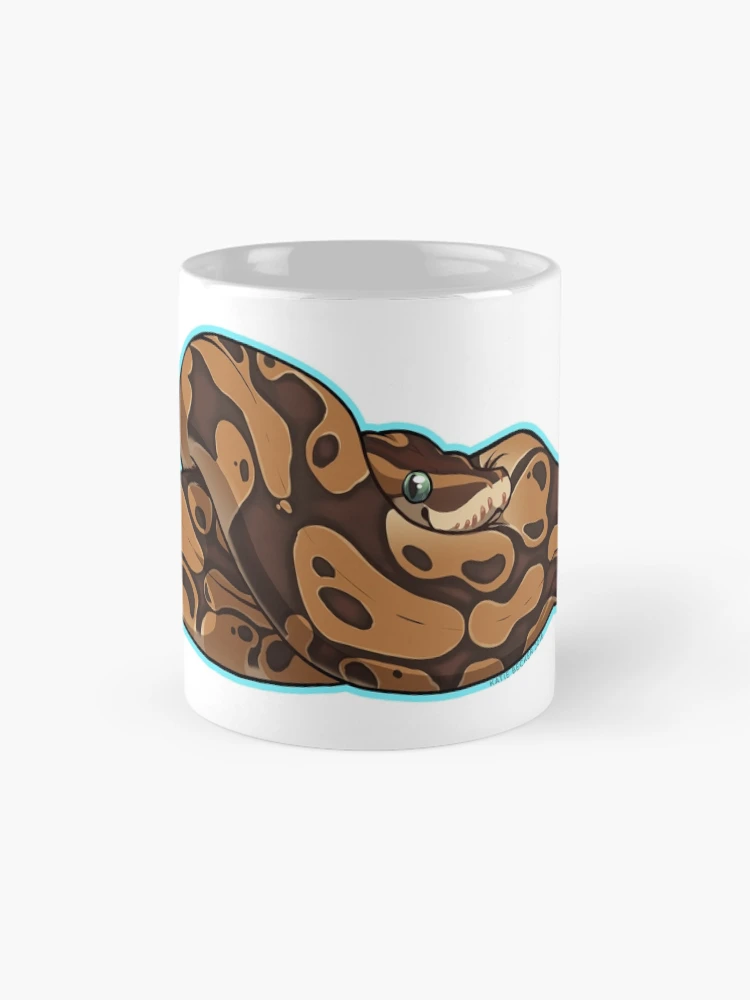 Thumbnail 4 of 6, Coffee Mug, Normal Ball Python designed and sold by Dachindae.