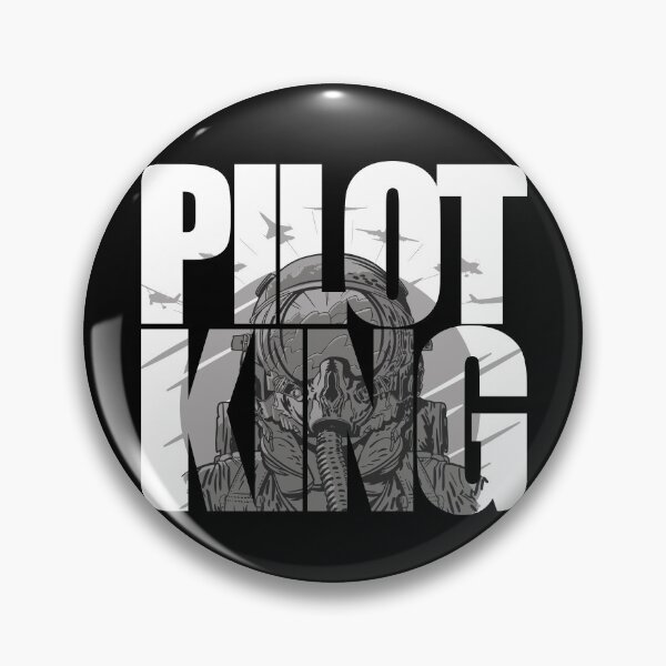 Item preview, Pilot King Fighter Jet Military Pilot Men's Airplane Pilot Gear designed and sold by DynamicDesign.