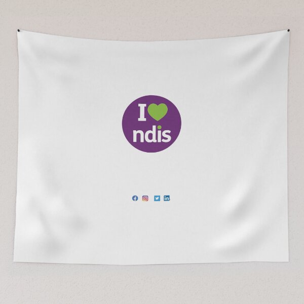 Item preview, I LOVE NDIS WHEATBELT HEALTH NETWORK FOR COLOURS designed and sold by DavonRosenbaum.