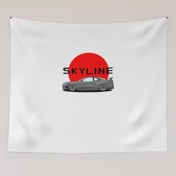 Item preview, SKYLINE R34 MINIMALIST designed and sold by DavonRosenbaum.