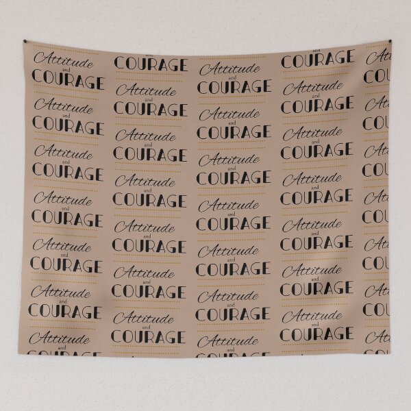 Item preview, Attitude and courage designed and sold by bostonlive.