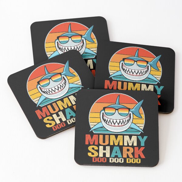 Item preview, Mummy Shark Doo Doo Doo Retro Mum Mother Shark designed and sold by Renergie.