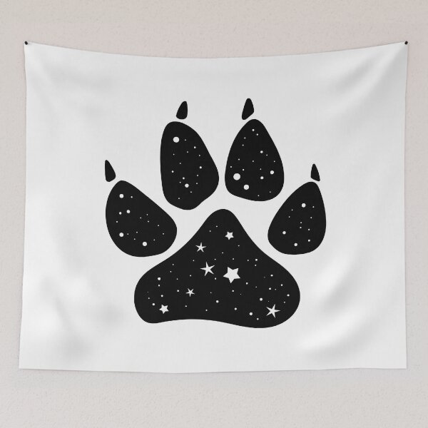 Item preview, Wolfstar b&w designed and sold by MamSelle.