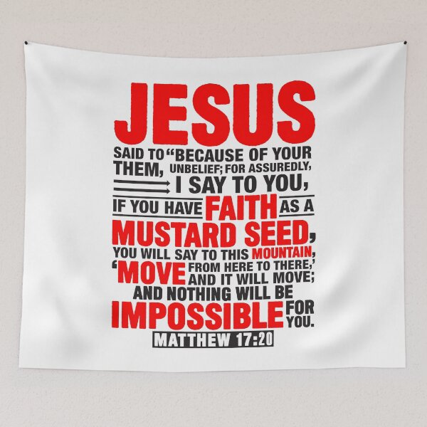Item preview, Matthew 17:20 designed and sold by plushism.