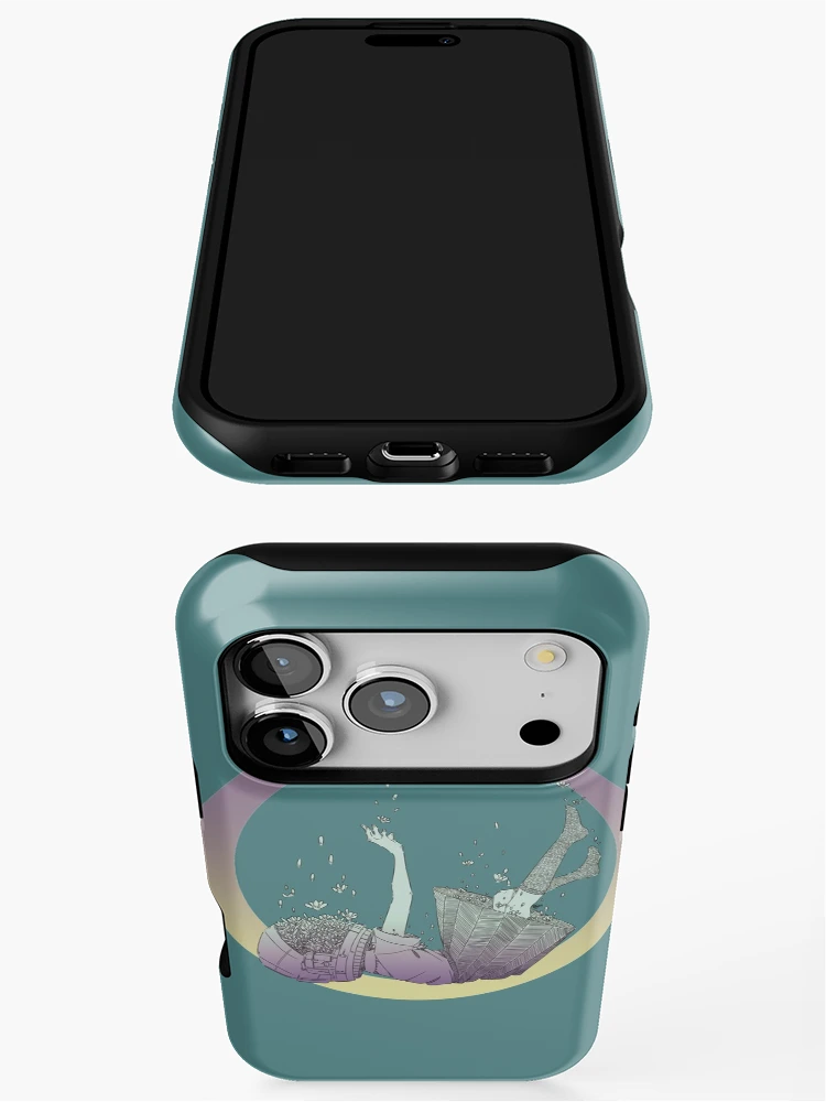 Thumbnail 3 of 4, iPhone Case, scattering eclipse designed and sold by RhiBN.