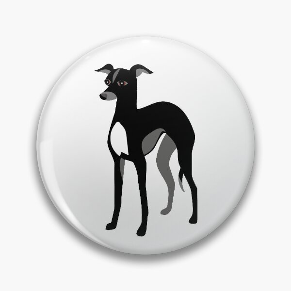 Item preview, Galgo italiano negro o whippet designed and sold by AntiqueImages.