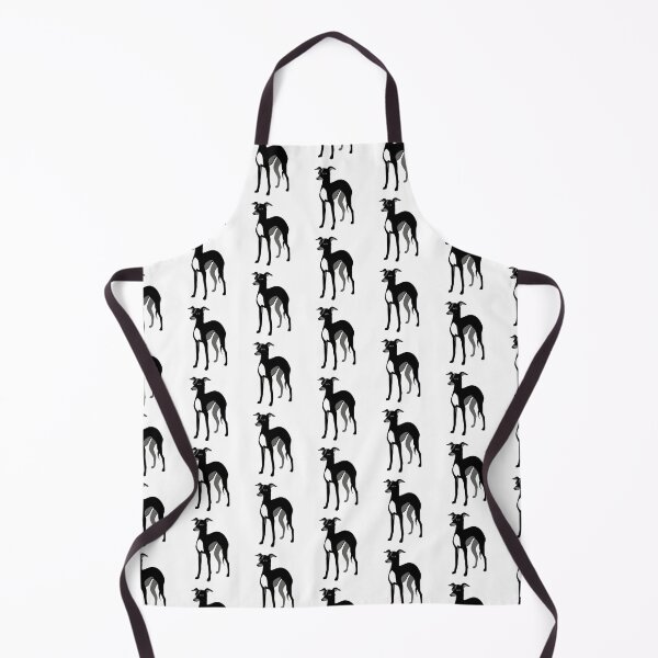 Item preview, Black Italian Greyhound or Whippet designed and sold by AntiqueImages.