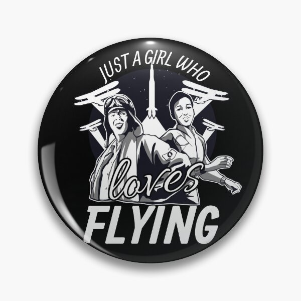 Item preview, Just A Girl Who Loves Flying Woman Airplane Pilot Girl Pilot Gear designed and sold by DynamicDesign.
