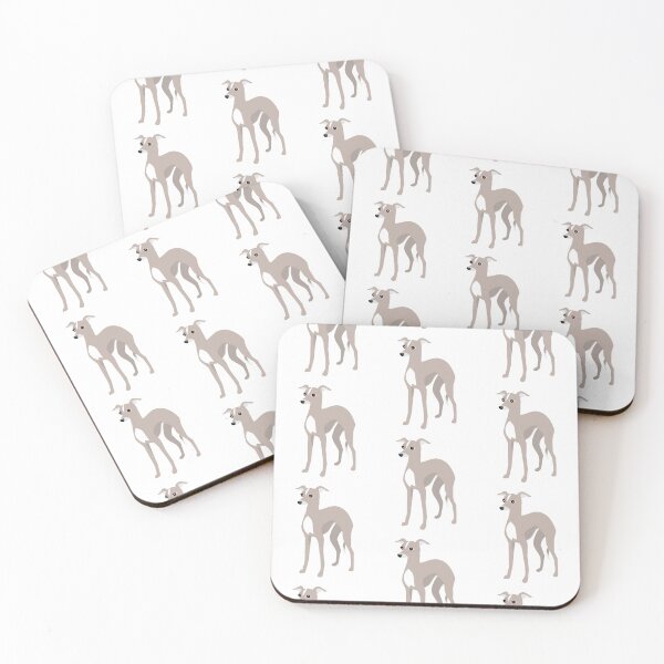Item preview, Tan  Coated Italian Greyhound or Whippet designed and sold by AntiqueImages.