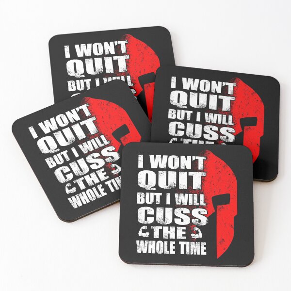Item preview, Spartan I Will Not Quit Funny Design Great Gift designed and sold by teest2209.