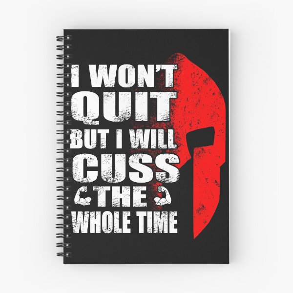 Item preview, Spartan I Will Not Quit Funny Design Great Gift designed and sold by teest2209.