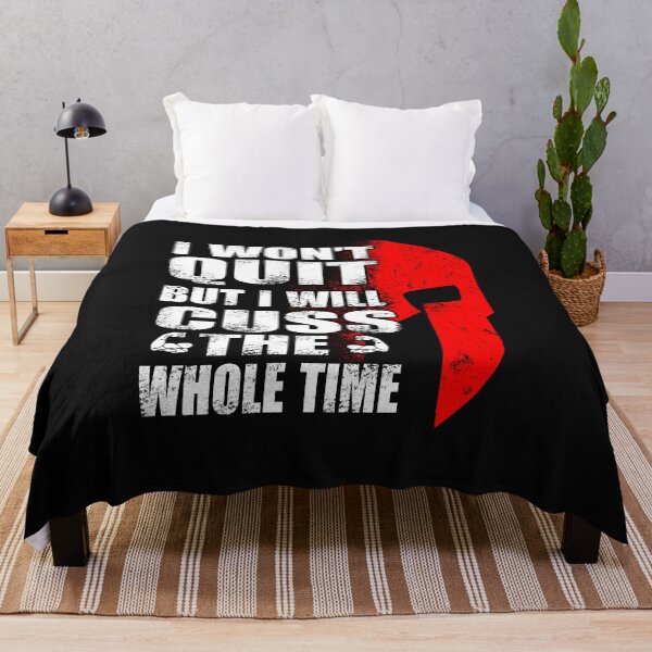 Item preview, Spartan I Will Not Quit Funny Design Great Gift designed and sold by teest2209.