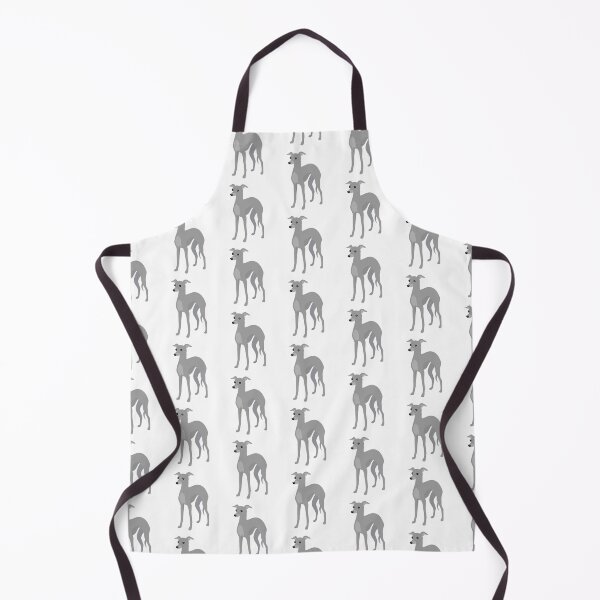 Item preview, Grey Coated Italian Greyhound or Whippet designed and sold by AntiqueImages.