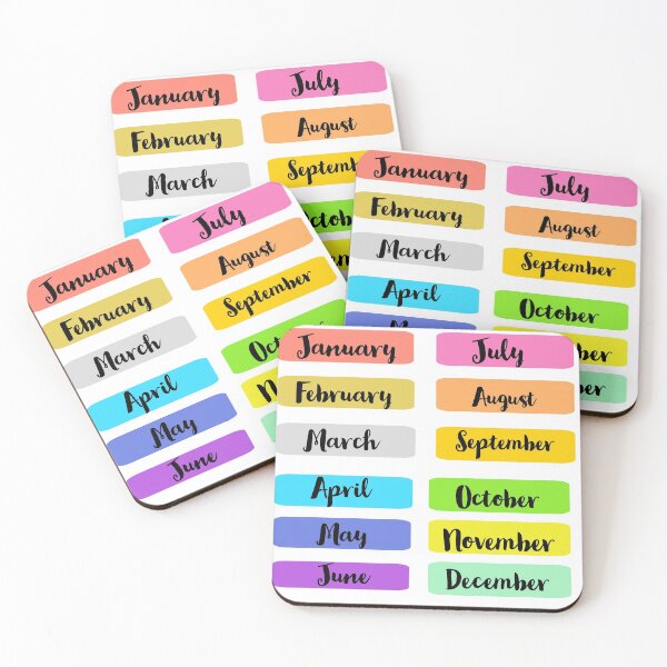 Item preview, All Months stickers designed and sold by PCpallavi.