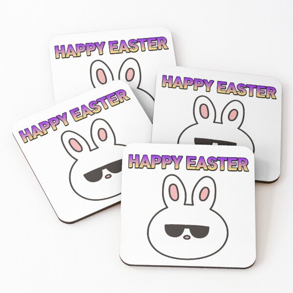 Item preview,  Happy Easter cool rabbit 1 designed and sold by VioletBear.