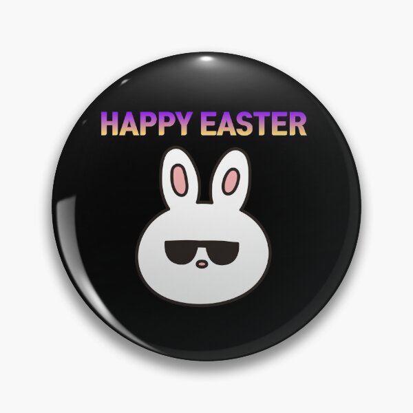 Item preview,  Happy Easter cool rabbit 1 designed and sold by VioletBear.