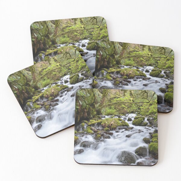 Item preview, A River Cascades Through an Oregon Forest designed and sold by BeceroCreations.