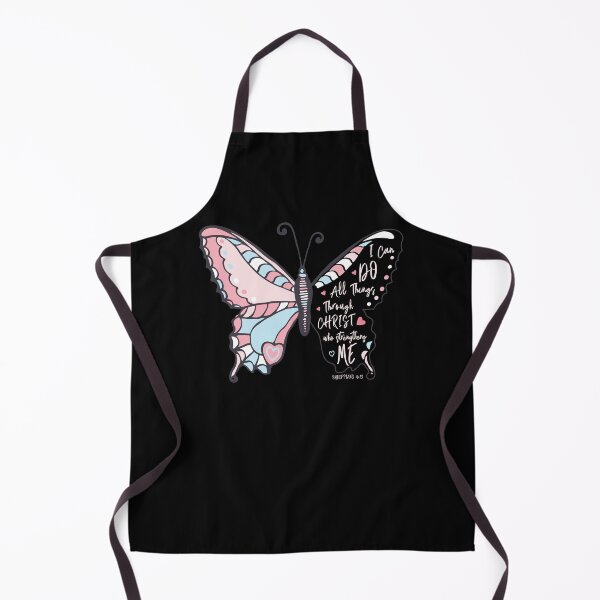 Item preview, Philippians 4:13 Butterfly Christ Bible Verse designed and sold by supamart.
