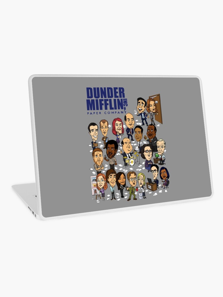 Dunder Mifflin Paper Company Vinyl Sticker. the Office Laptop 