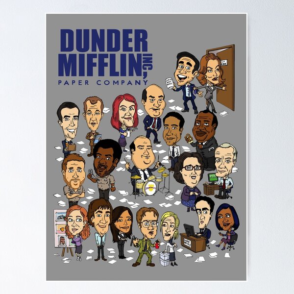 Dunder Mifflin Paper Company Poster for Sale by BestOfficeMemes