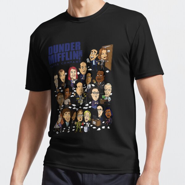 Dunder Mifflin Paper Company T-shirt Tees Text - The Office - Tv