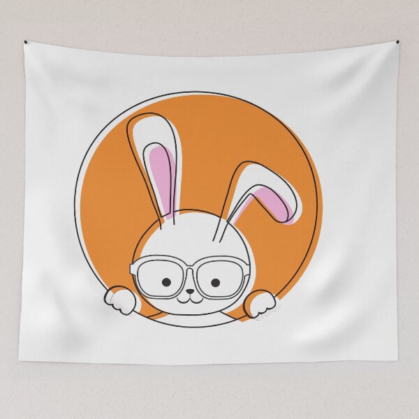 Item preview, Bunny With Glasses designed and sold by Zaibo.
