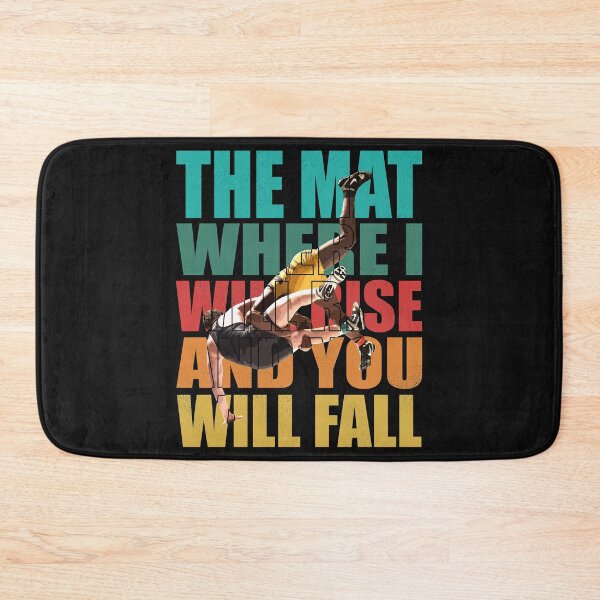 Item preview, Wrestling The Mat Where I Will Rise Motivation Gift For Wrestler designed and sold by teest2209.
