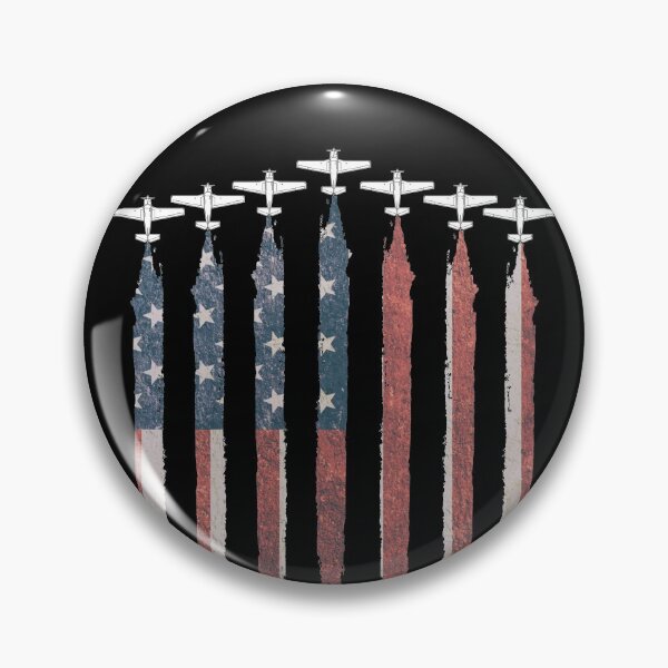 Artikelvorschau, Airplane Pilot Flying USA Flag Patriot American 4th Of July Gear entworfen und verkauft von DynamicDesign.